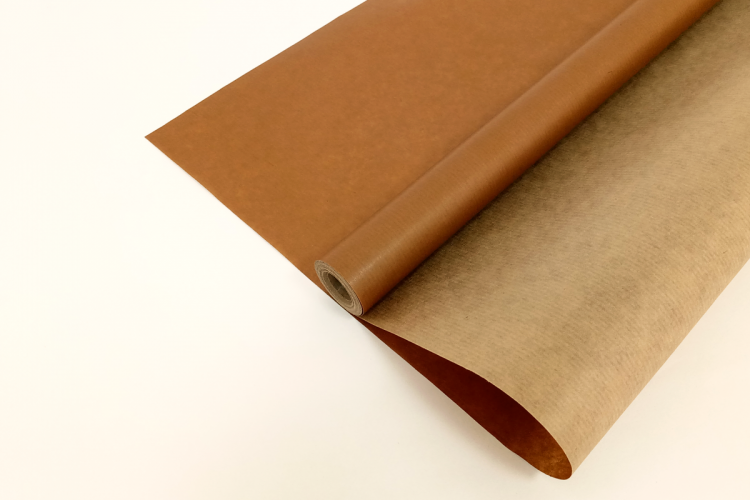 Крафт-бумага вержированная Шоколадная 40гр. / рулон 