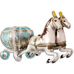 Шар Фигура, 3D Королевская карета (в упаковке)